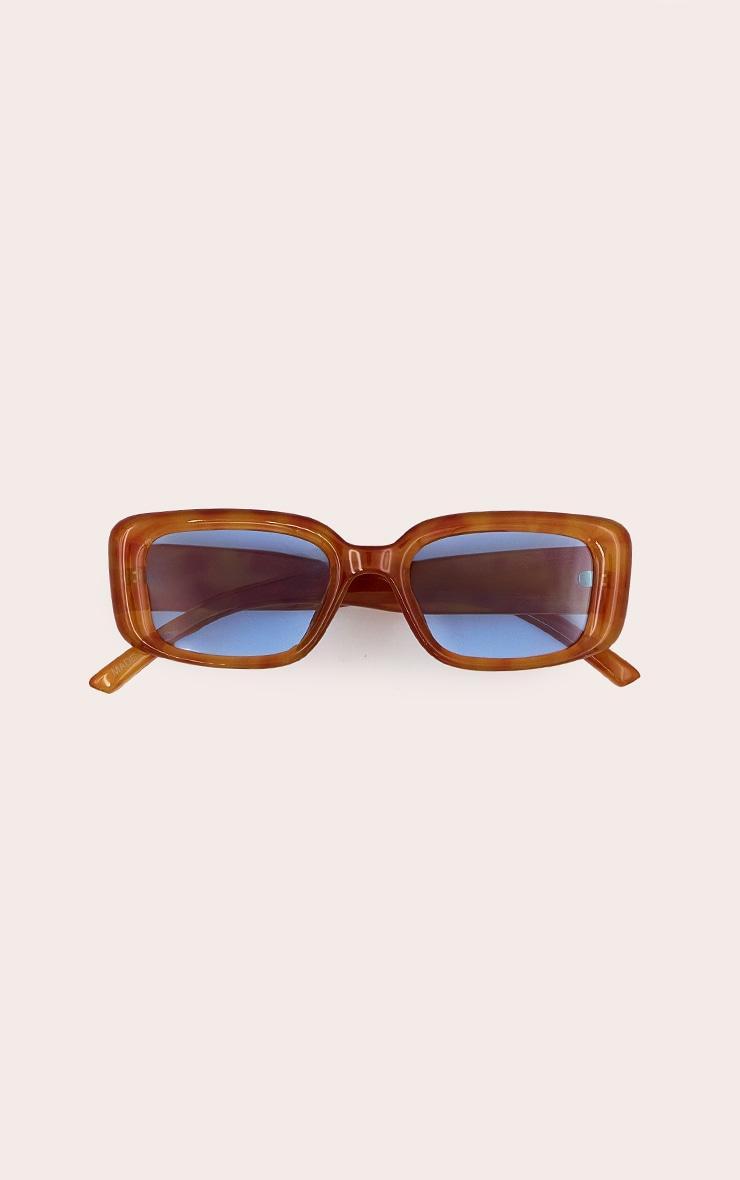 Honey Tortoiseshell Square Sunglasses Product Image