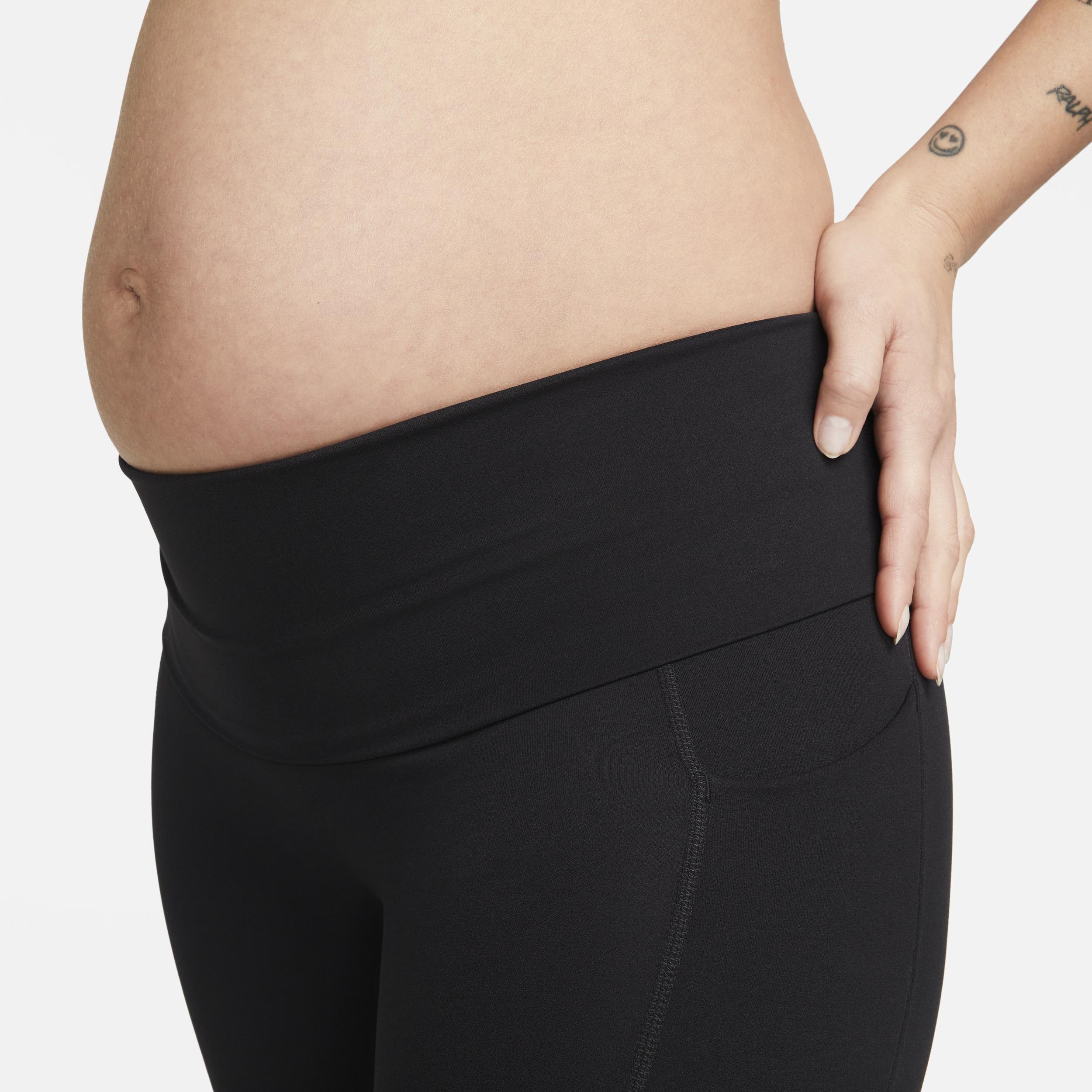 Nike Zenvy (M) Women's Gentle-Support High-Waisted 7/8 Leggings with Pockets (Maternity) Product Image