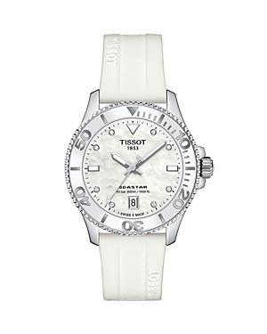 Tissot Unisex Seastar 1000 Quartz Analog Stainless Steel Silver Bracelet Watch Product Image