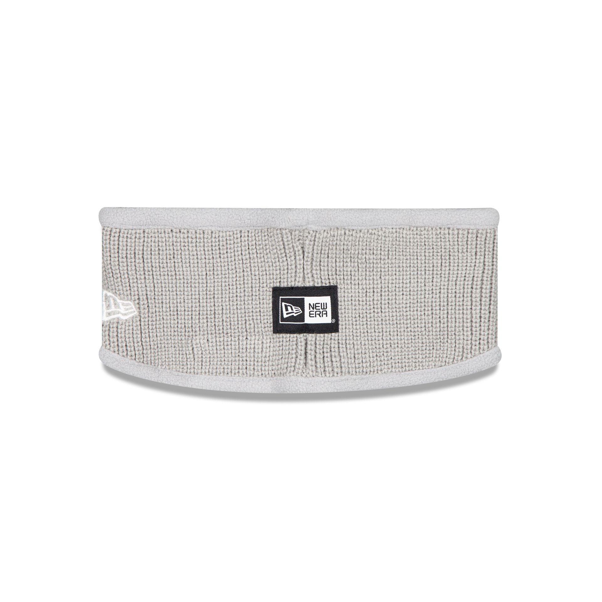 New Era Cap Gray Knit Ear Warmer Male Product Image