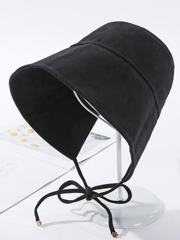 Going Out Solid Color Sun Protection Fisherman Hat Product Image