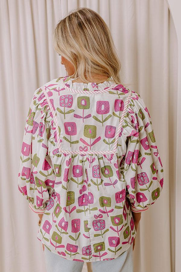 Spring Energy Floral Top Product Image