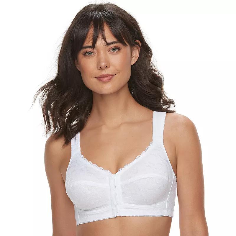 Lunaire Full Figure Front-Close Wireless Posture Bra 1628L, Womens Product Image