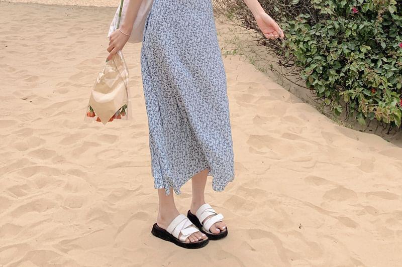 Spaghetti Strap Floral Maxi Sundress Product Image
