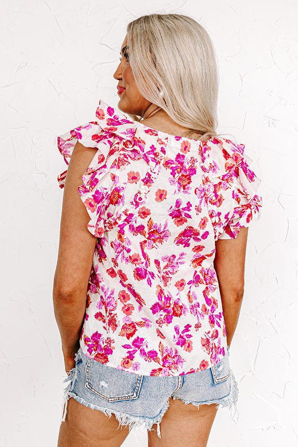 Pretty City Floral Shift Top Product Image