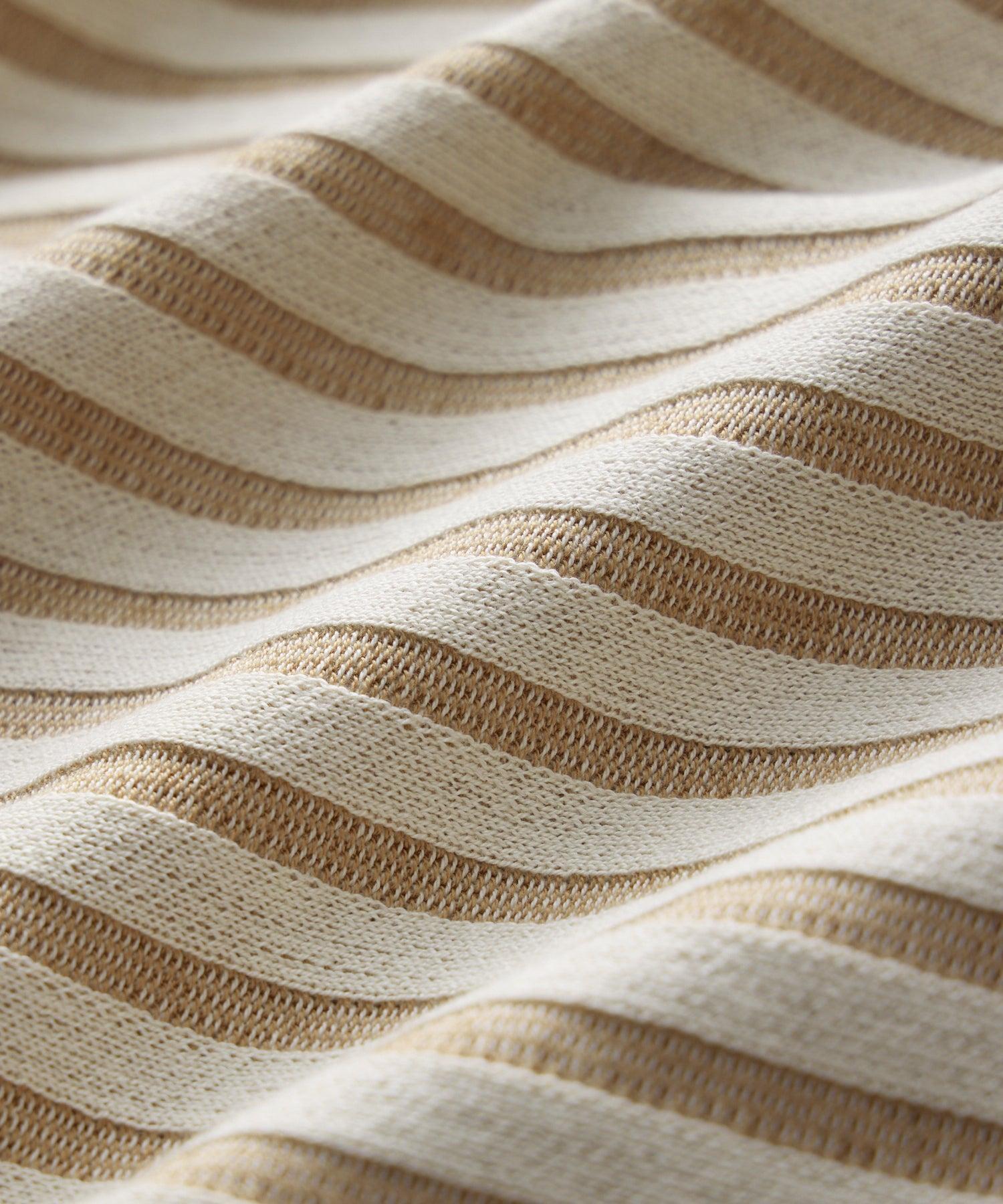 Cropped Silk-Cotton Bungalow Sweater Polo Product Image