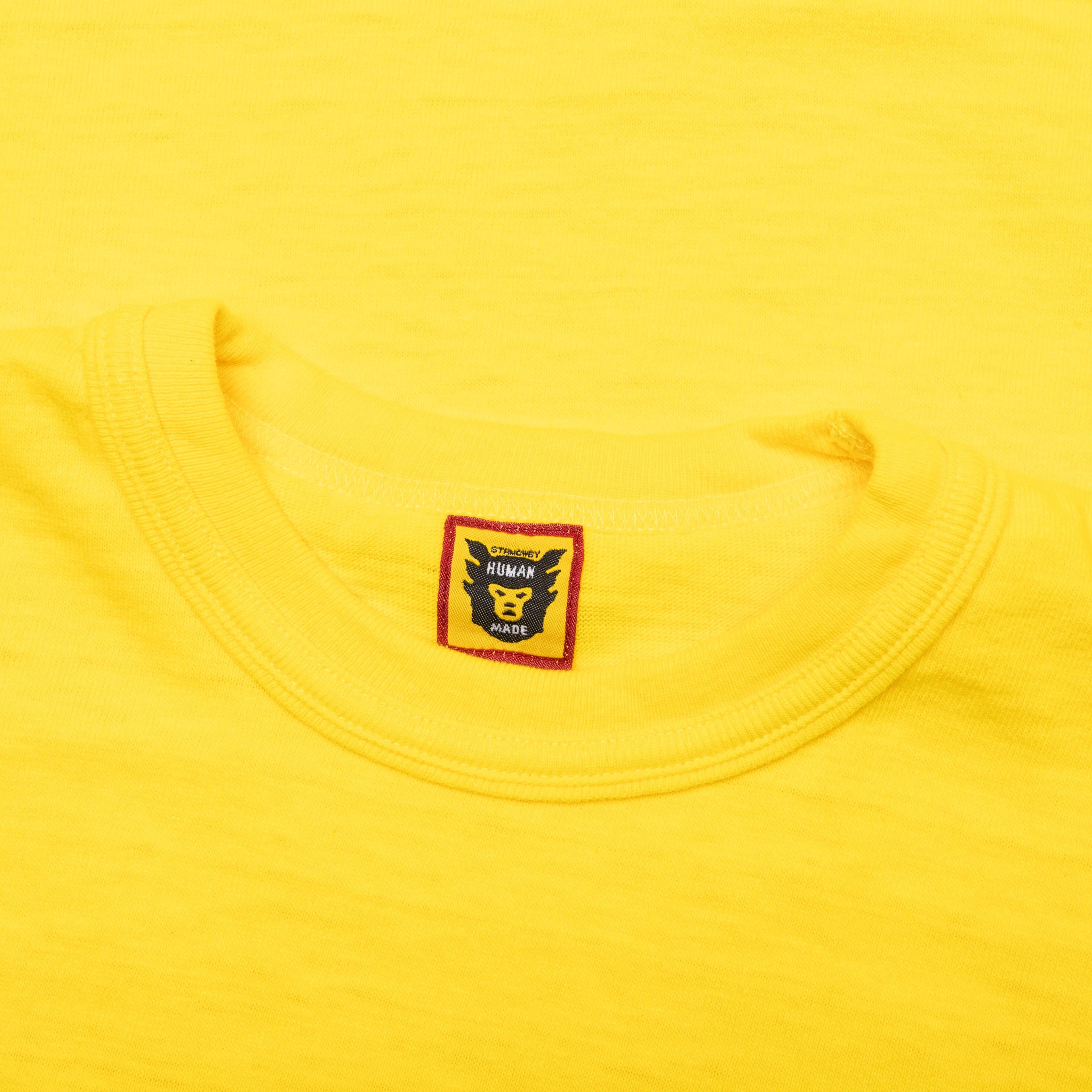 Color T-Shirt - Yellow Male Product Image