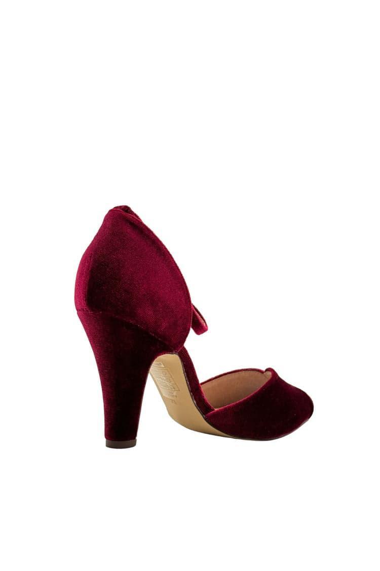 Lola Velvet Heels Product Image