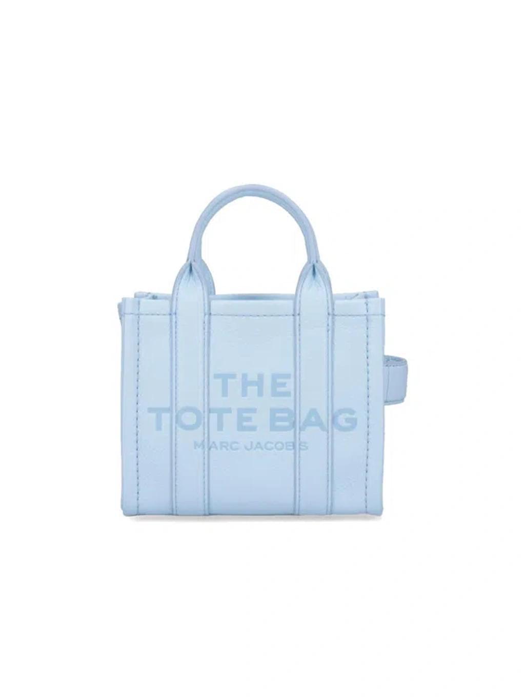 MARC JACOBS The Mini Tote Bag In Cloud Blue Product Image