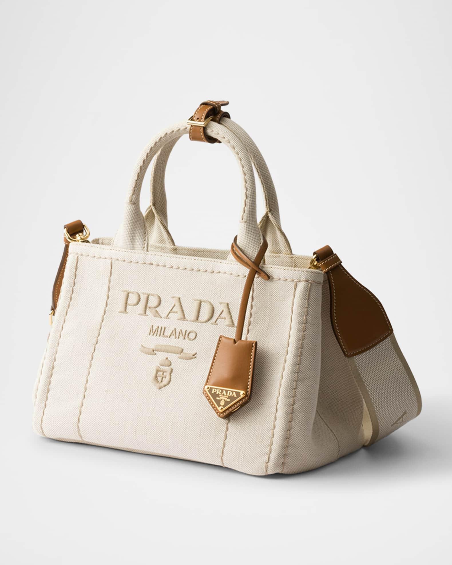 Small Linen-Blend Crossbody Bag Product Image