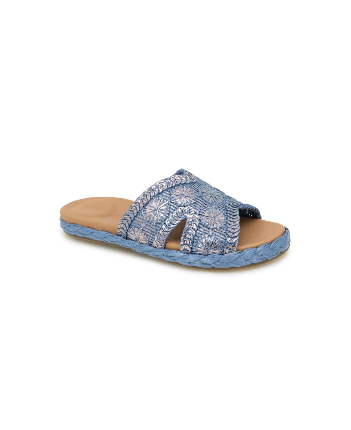 Gentle Souls Womens Tristan Woven Slip-On Sandals Product Image