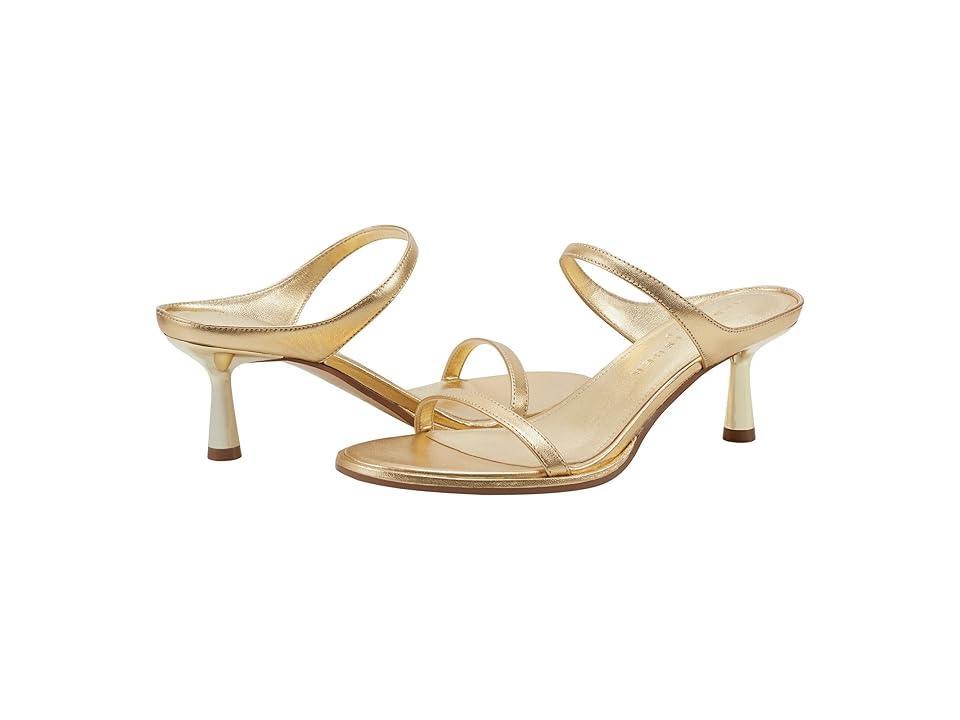 Marc Fisher Ltd. Womens Alonde Leather High Heel Slide Sandals Product Image