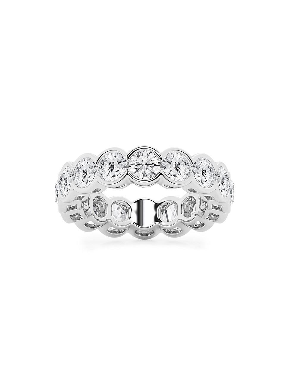 Womens Platinum & Round Lab-Grown Diamond Eternity Band/2.00-5.00 TCW Product Image