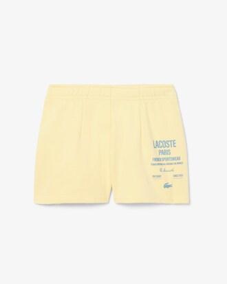 Pleated Fleece Shorts Product Image