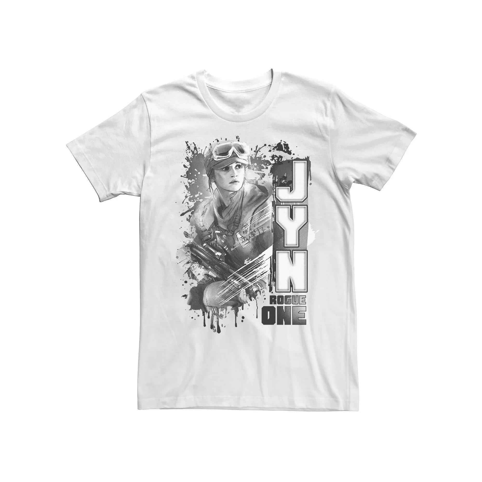 Men's Star Wars Rogue One Jyn Paint Splatter Graphic Tee,  Product Image