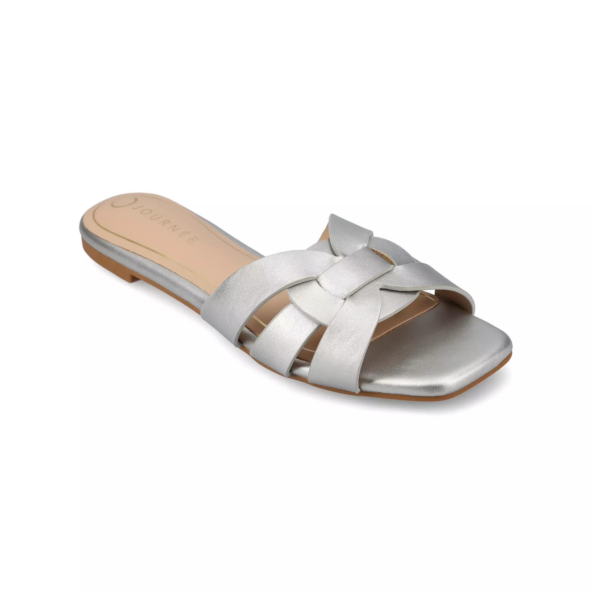 Journee Arrina Womens Square Toe Sandals Product Image