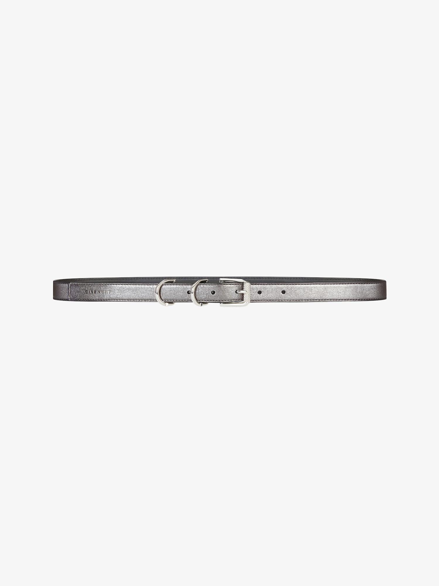 Voyou belt in laminated leather Product Image