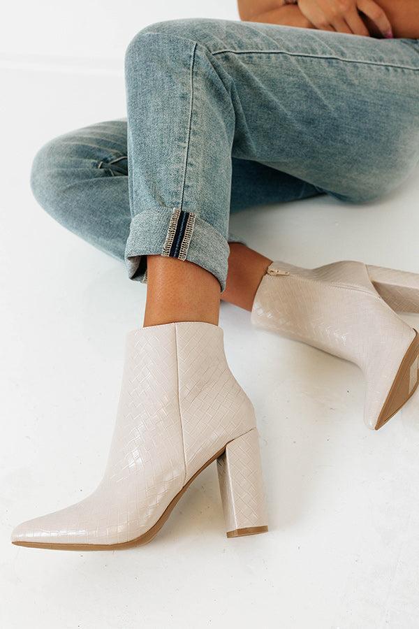 The Tisch Faux Leather Bootie Product Image