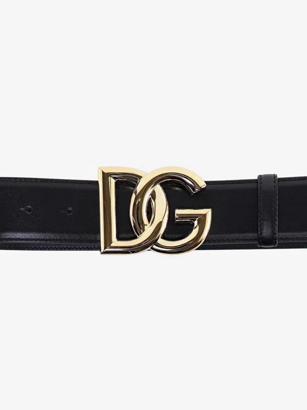 DOLCE & GABBANA Woman  Woman Black Belts Product Image