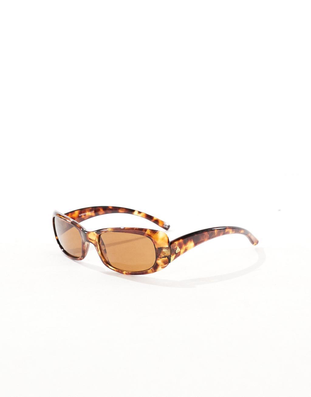 AIRE supernova slim oval sunglasses in tortoiseshell Product Image