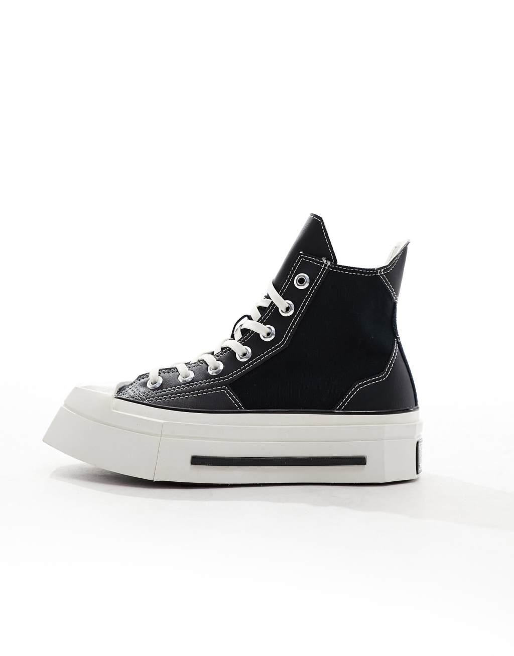 Converse Chuck 70 De Luxe Squared sneakers in black & white Product Image