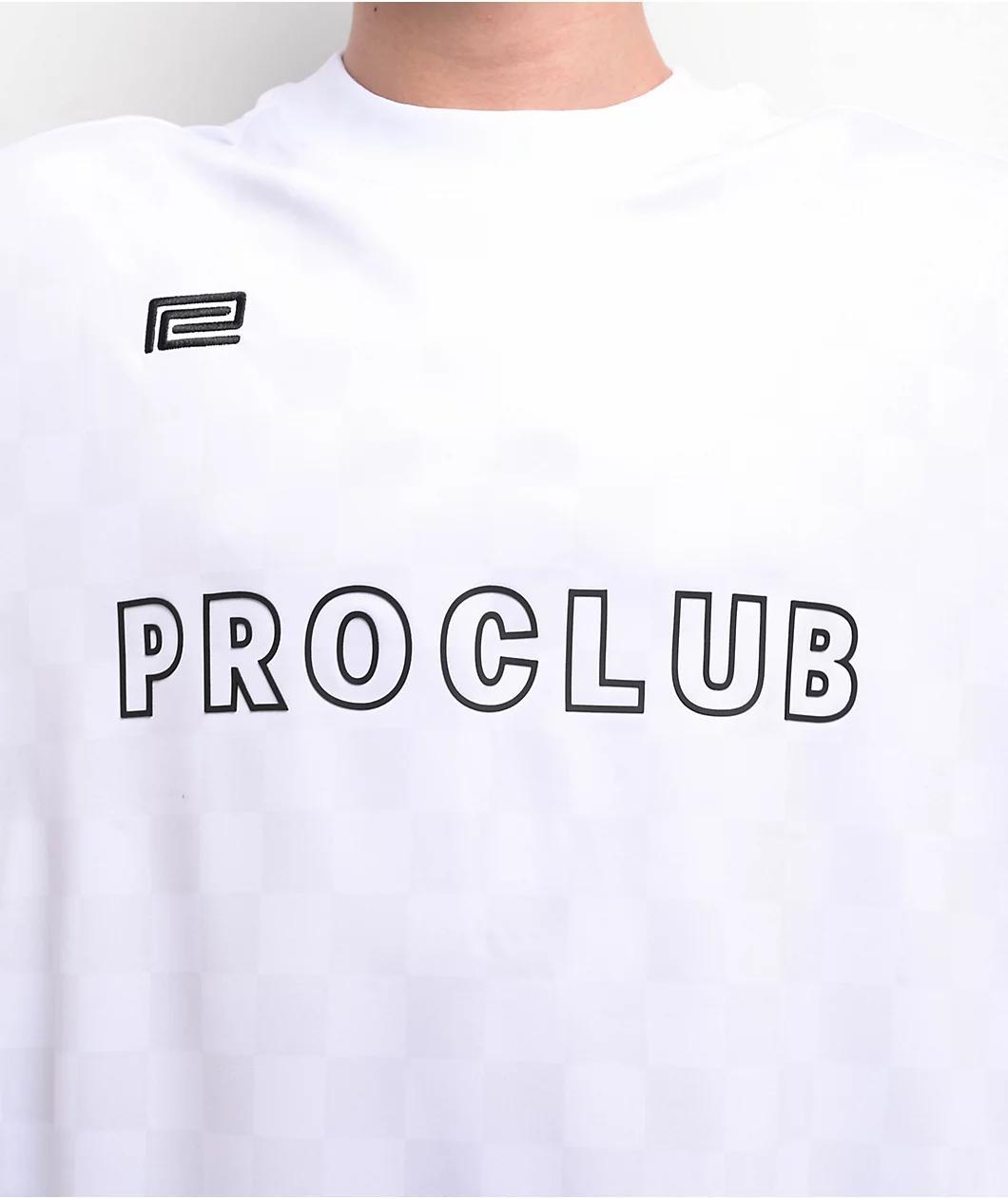 Pro Club White Soccer Jersey Product Image