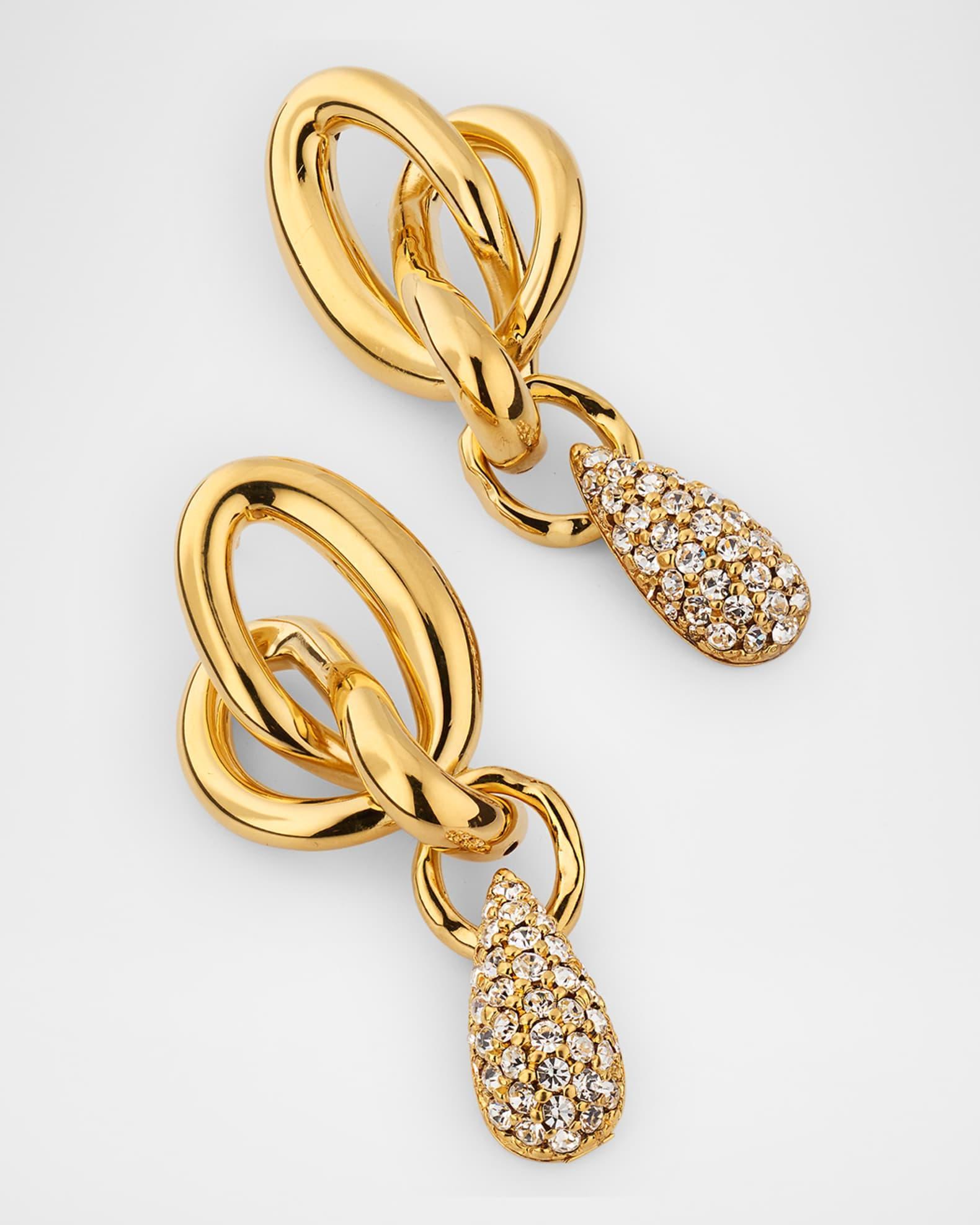 Pave O Knot Earrings Product Image