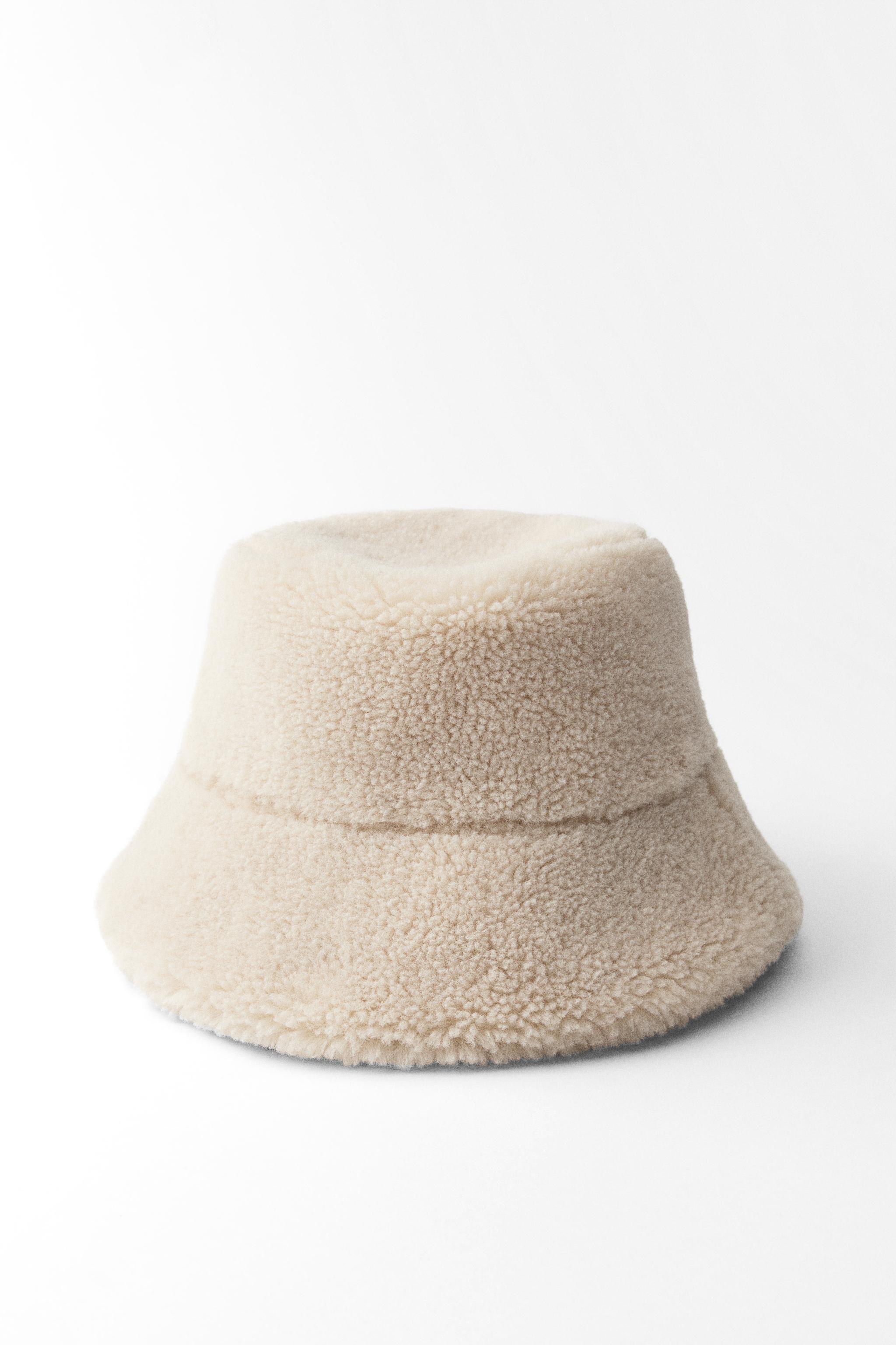 FAUX SHEARLING BUCKET HAT Product Image