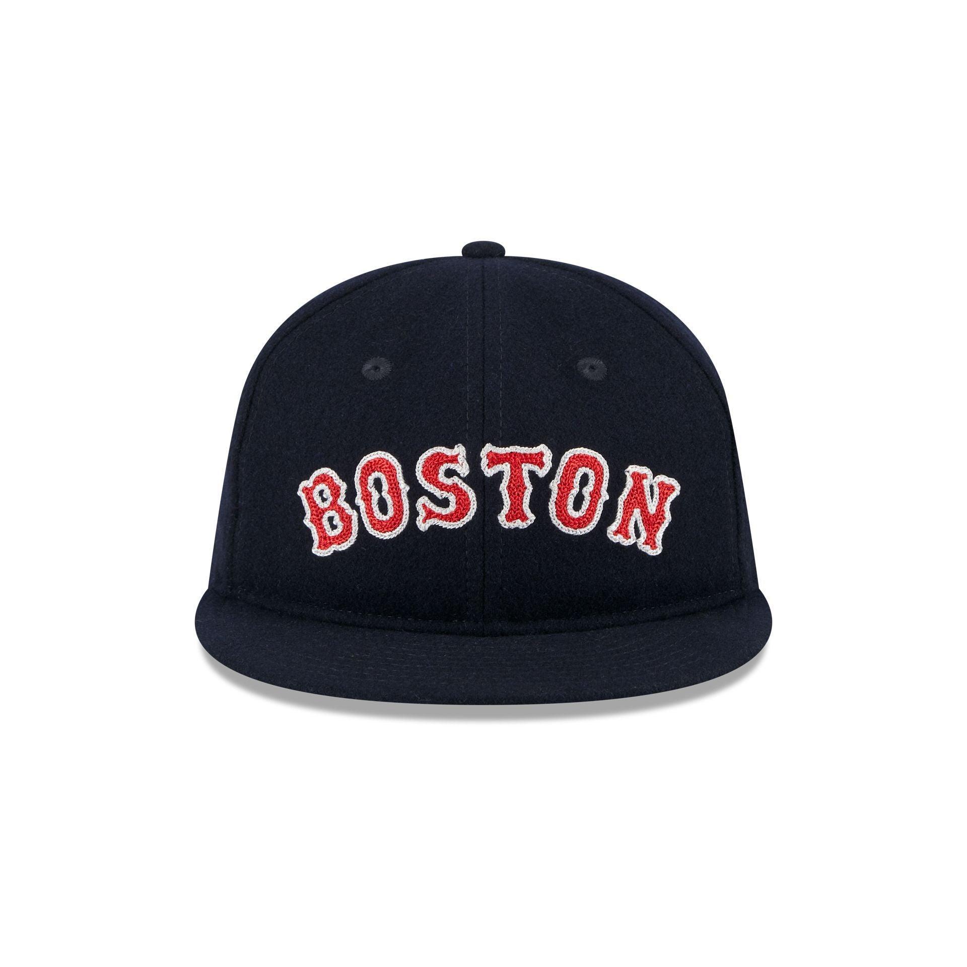 Boston Red Sox Melton Wool Retro Crown 9FIFTY Adjustable Hat Male Product Image