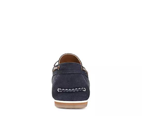 Thomas & Vine Sadler Mens Suede Moccasin Loafers Blue Product Image