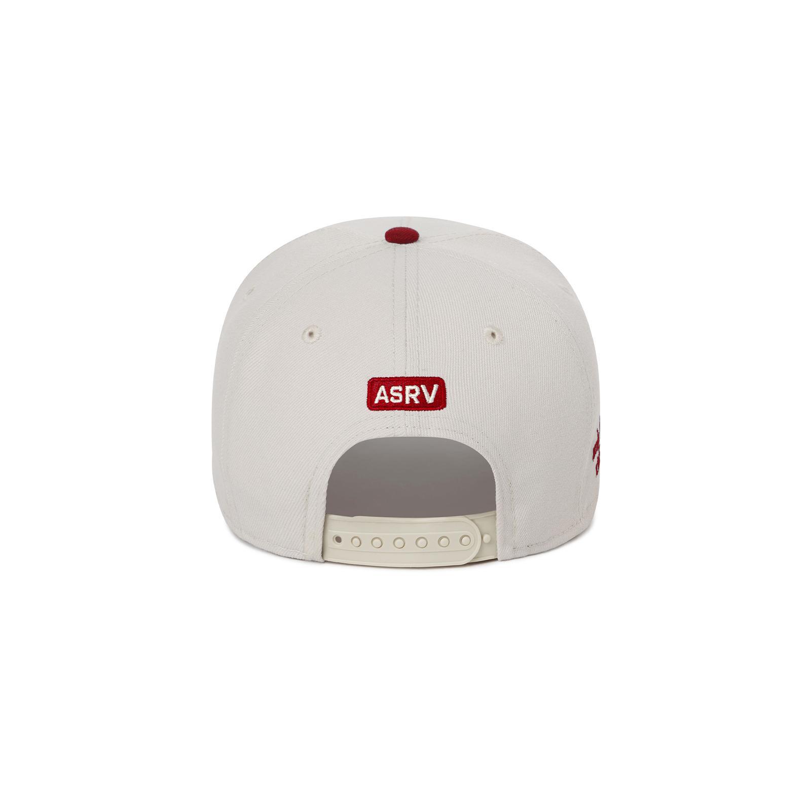 New Era® 9Forty® A-Frame Hat - Stone/Crimson Two Tone Product Image