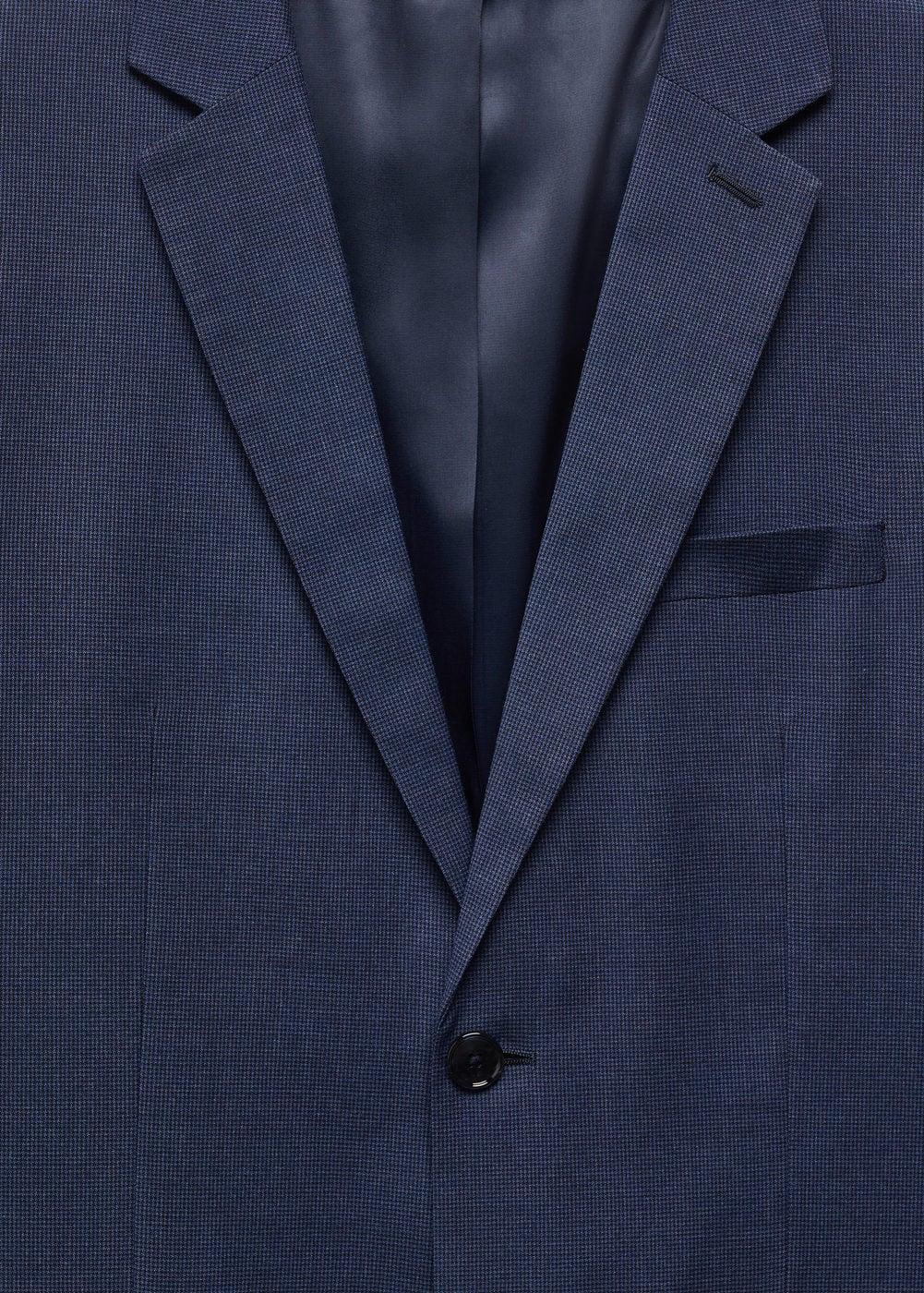 Mango Mens Stretch Fabric Super Slim-Fit Suit Blazer Product Image