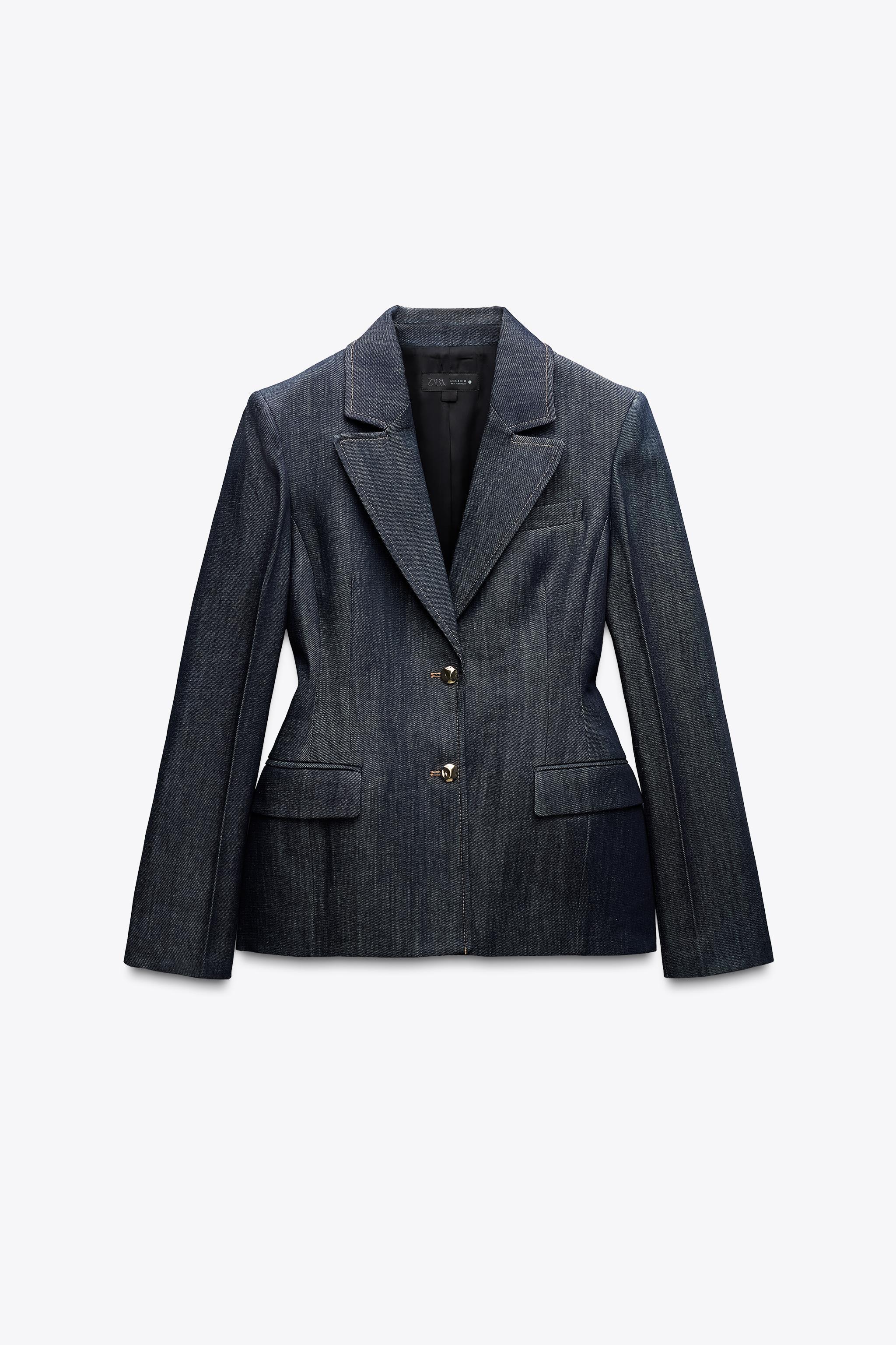 DENIM BLAZER ZW COLLECTION Product Image