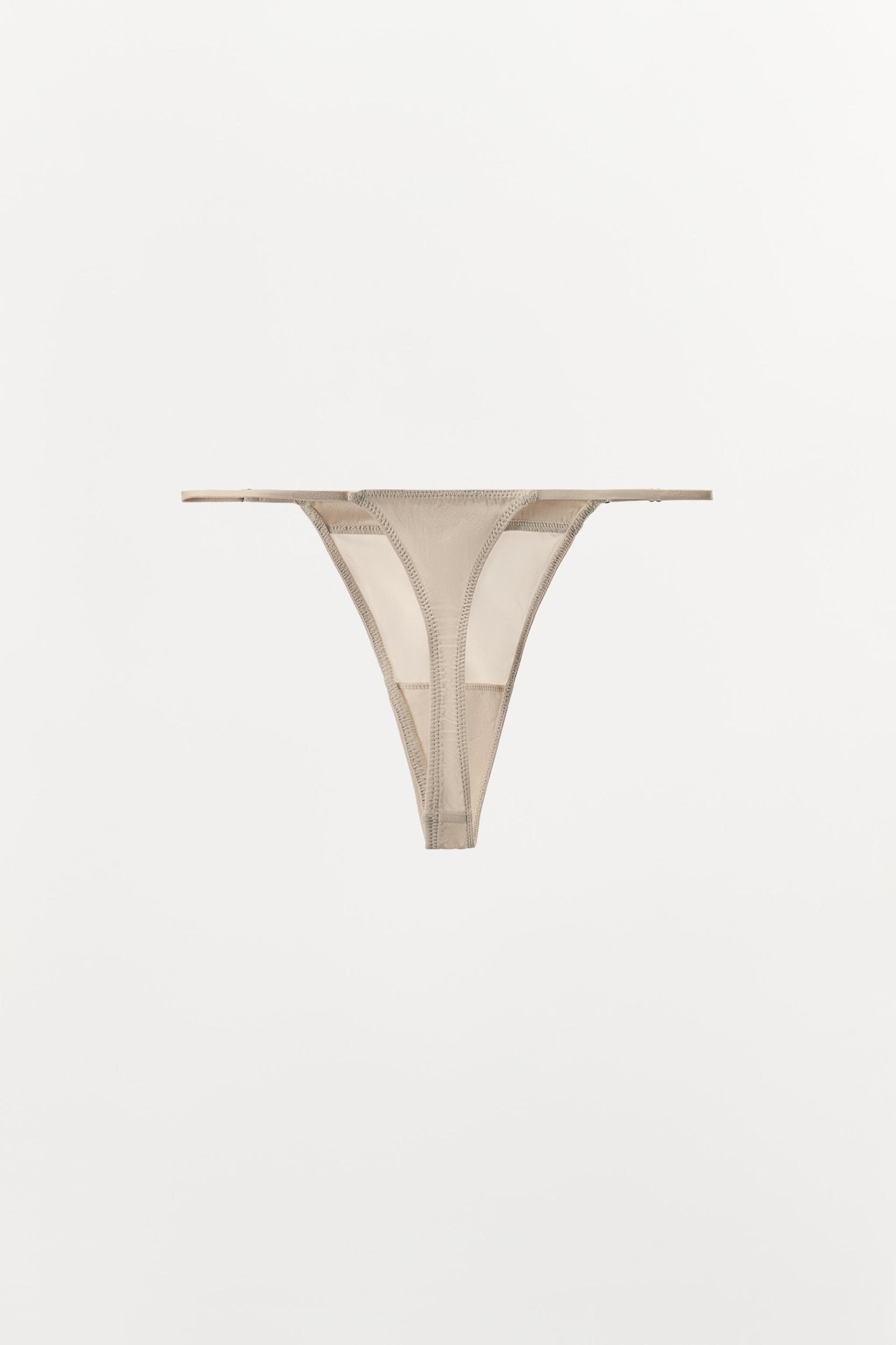 SILK BLEND THONG Product Image
