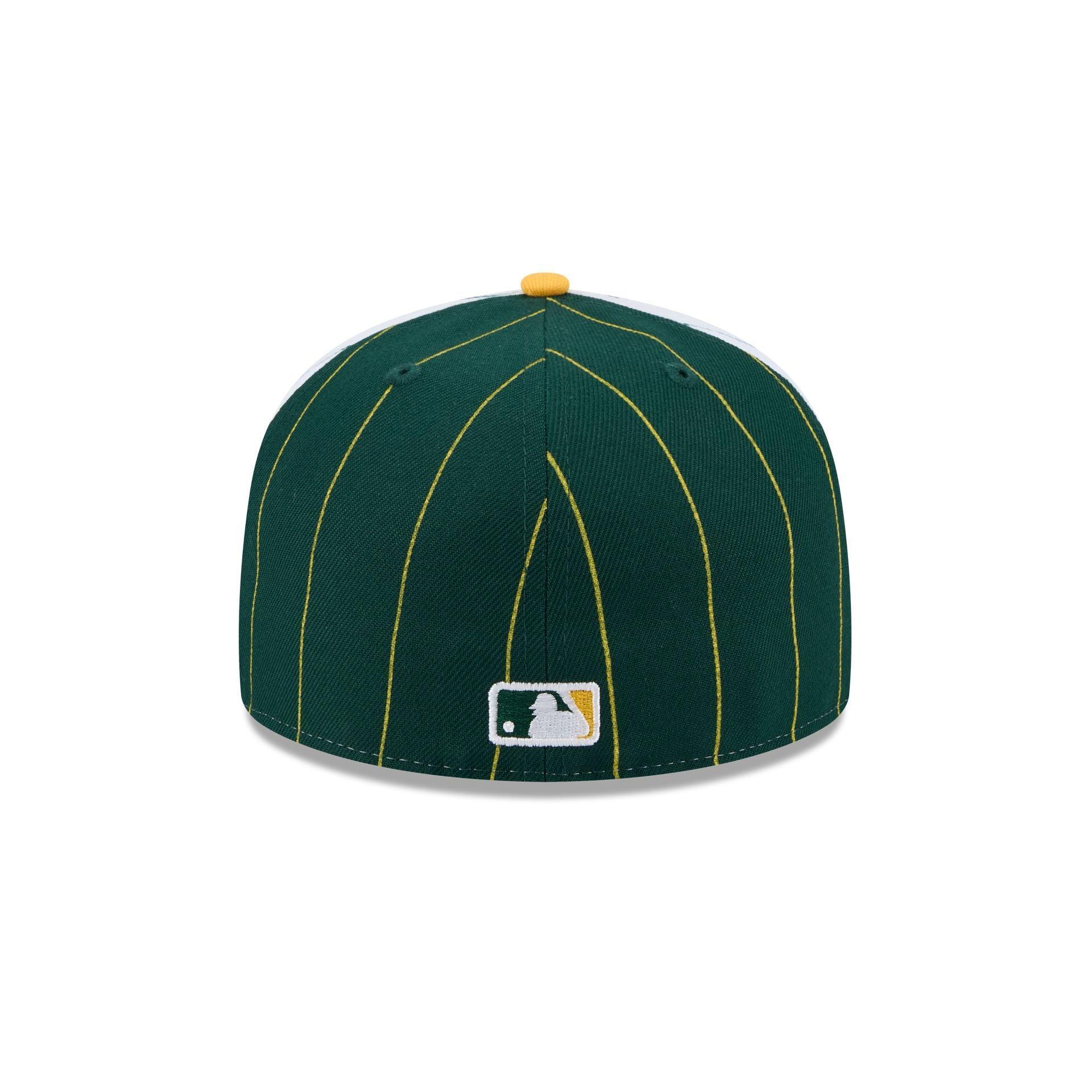 Athletics Pinstripe League Pin 59FIFTY Fitted Hat Male Product Image