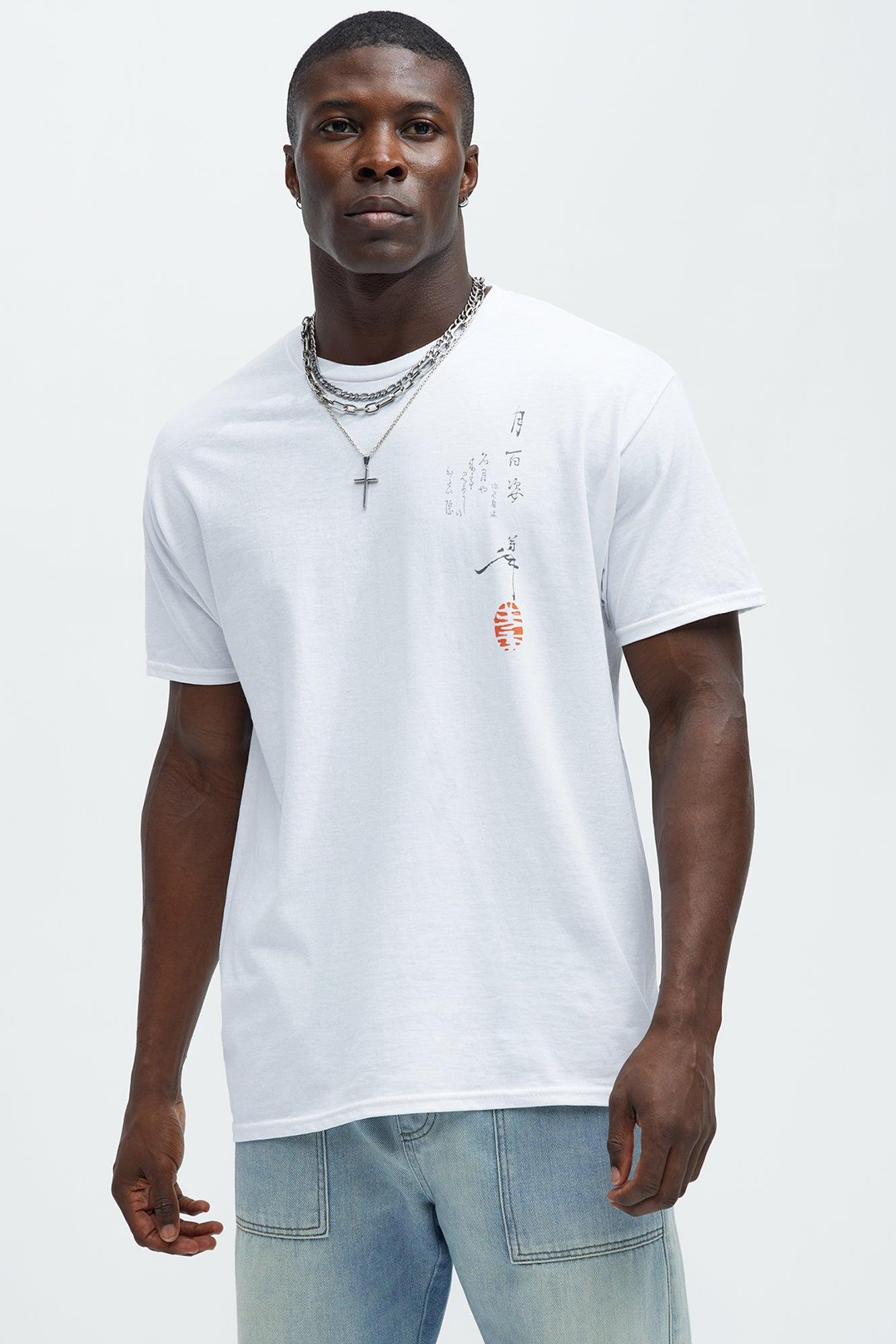 Sunflower Samurai Short Sleeve Tee - White Product Image