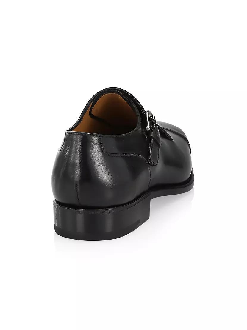 Giordano Monk-Strap Leather Shoes Product Image