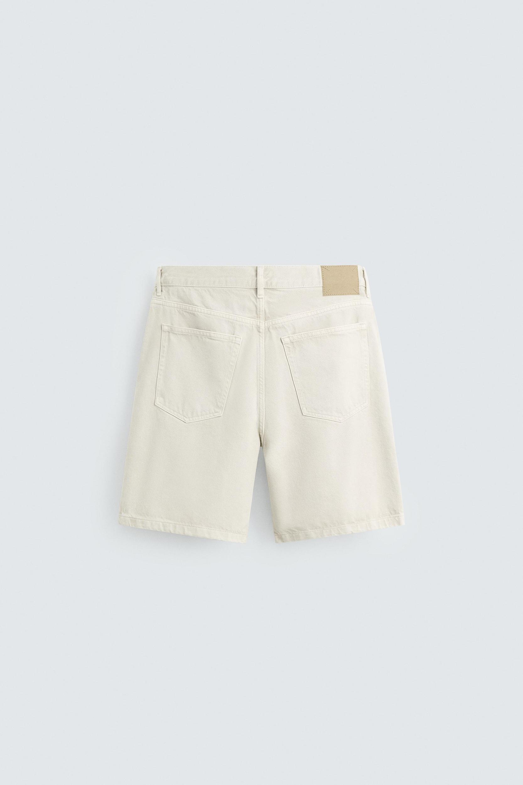 REGULAR FIT DENIM SHORTS Product Image