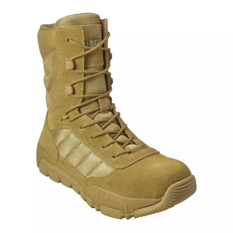 AdTec KT1005 Men's Suede Leather Tactical Boots, Size: 8.5, Coyote Product Image