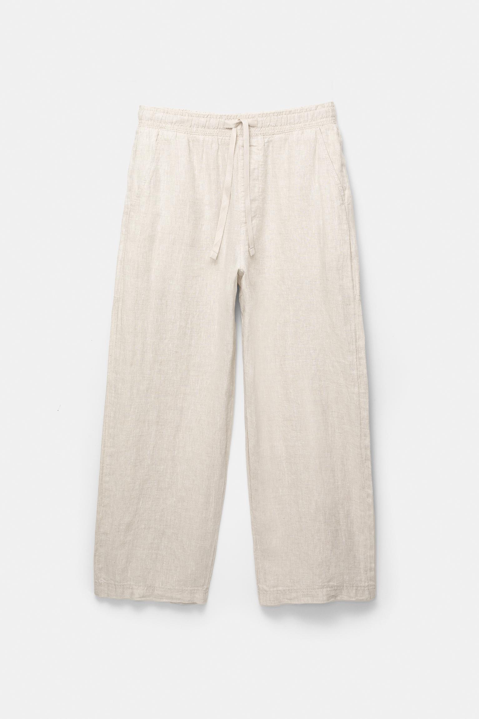 100% linen sweatpants Product Image