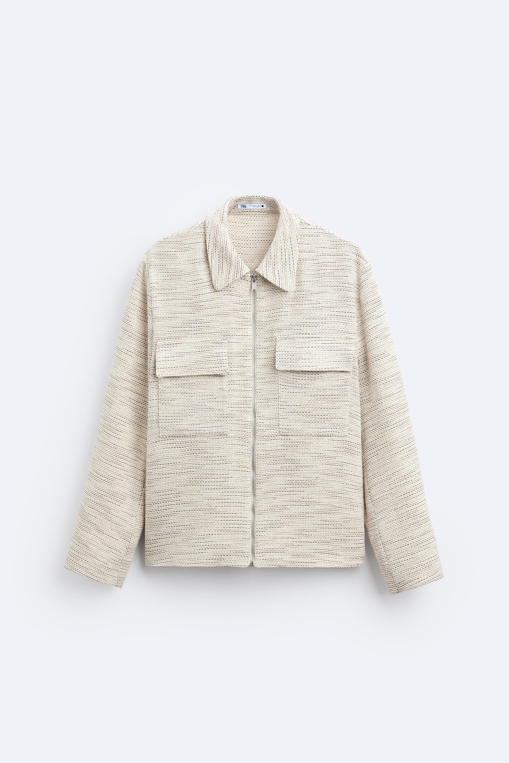 TEXTURED POCKET OVERSHIRT Product Image