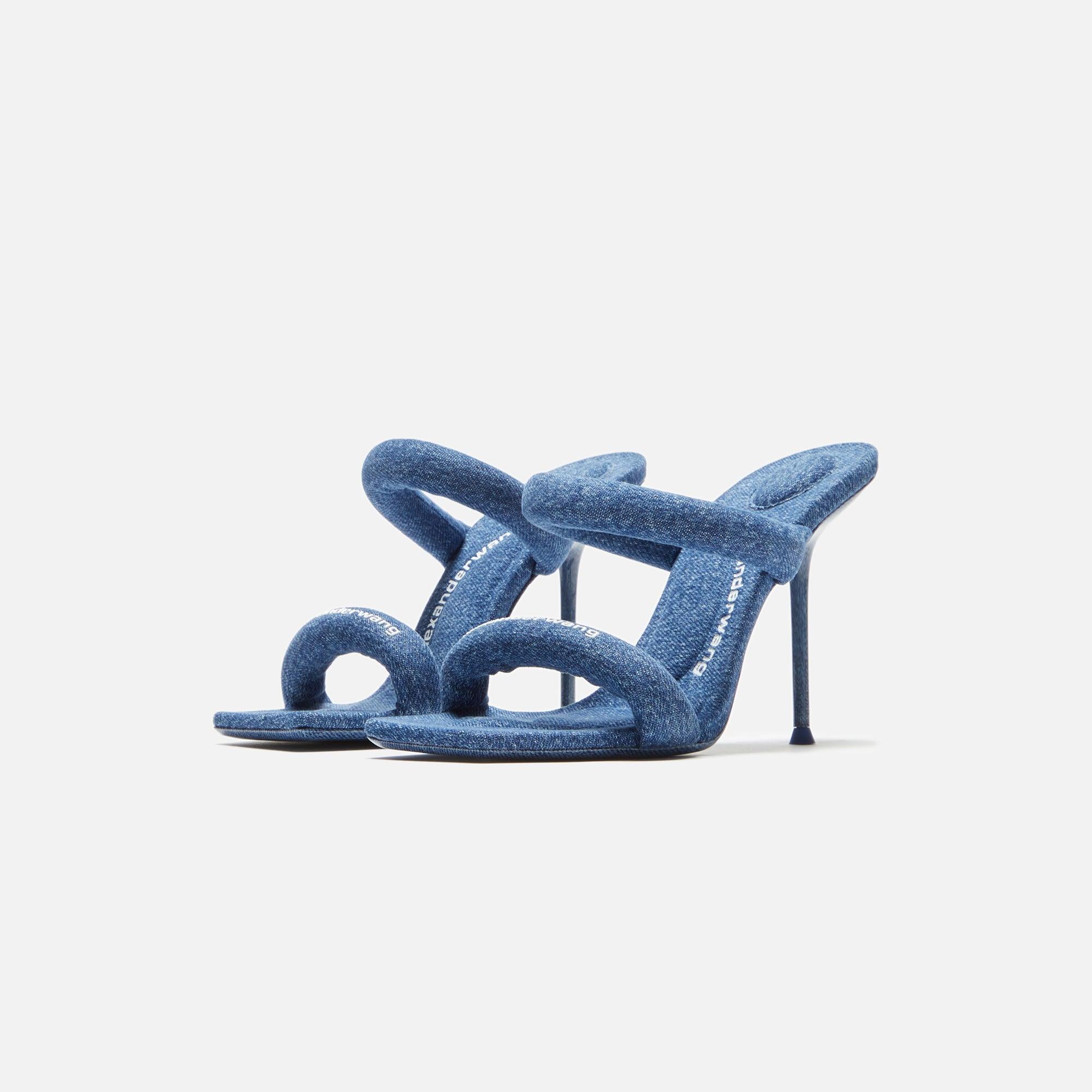 Alexander Wang Julie Tubular Sandal - Deep Blue Denim Female Product Image