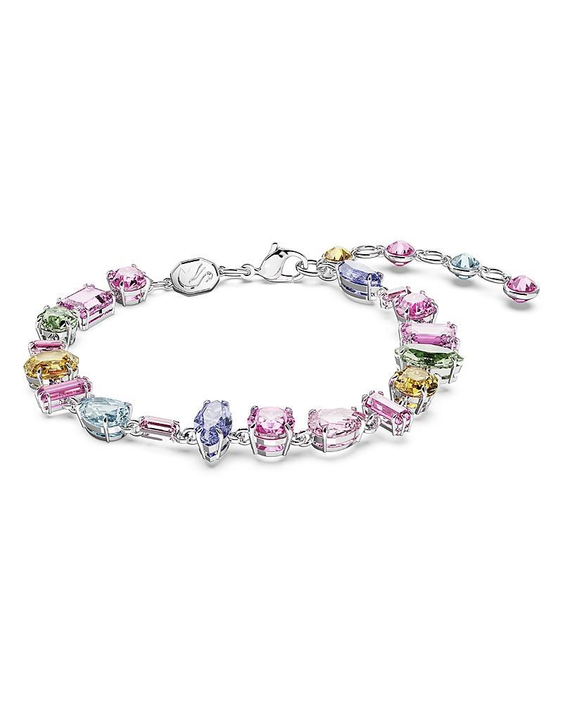 Womens Gema Rhodium-Plated & Swarovski Crystal Bracelet Product Image