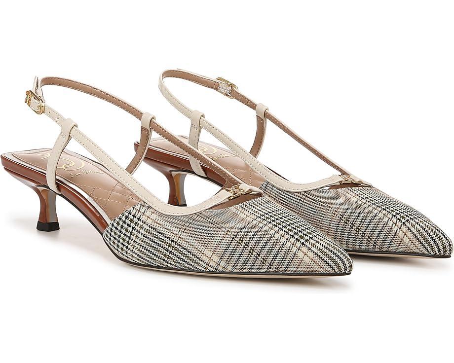 Khloe Pointed Toe Slingback Kitten Heel Product Image