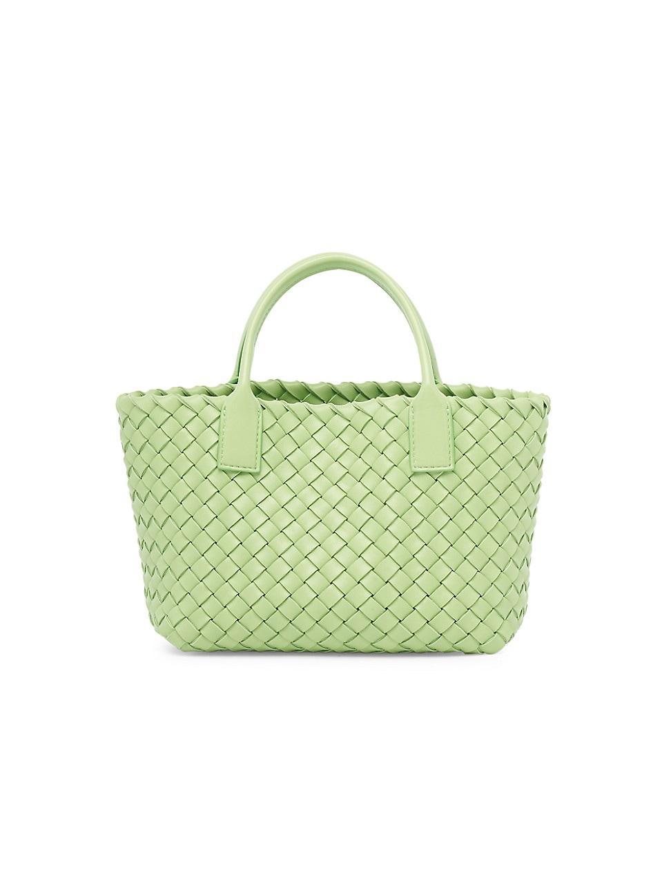 Womens Mini Cabat Leather Tote Product Image