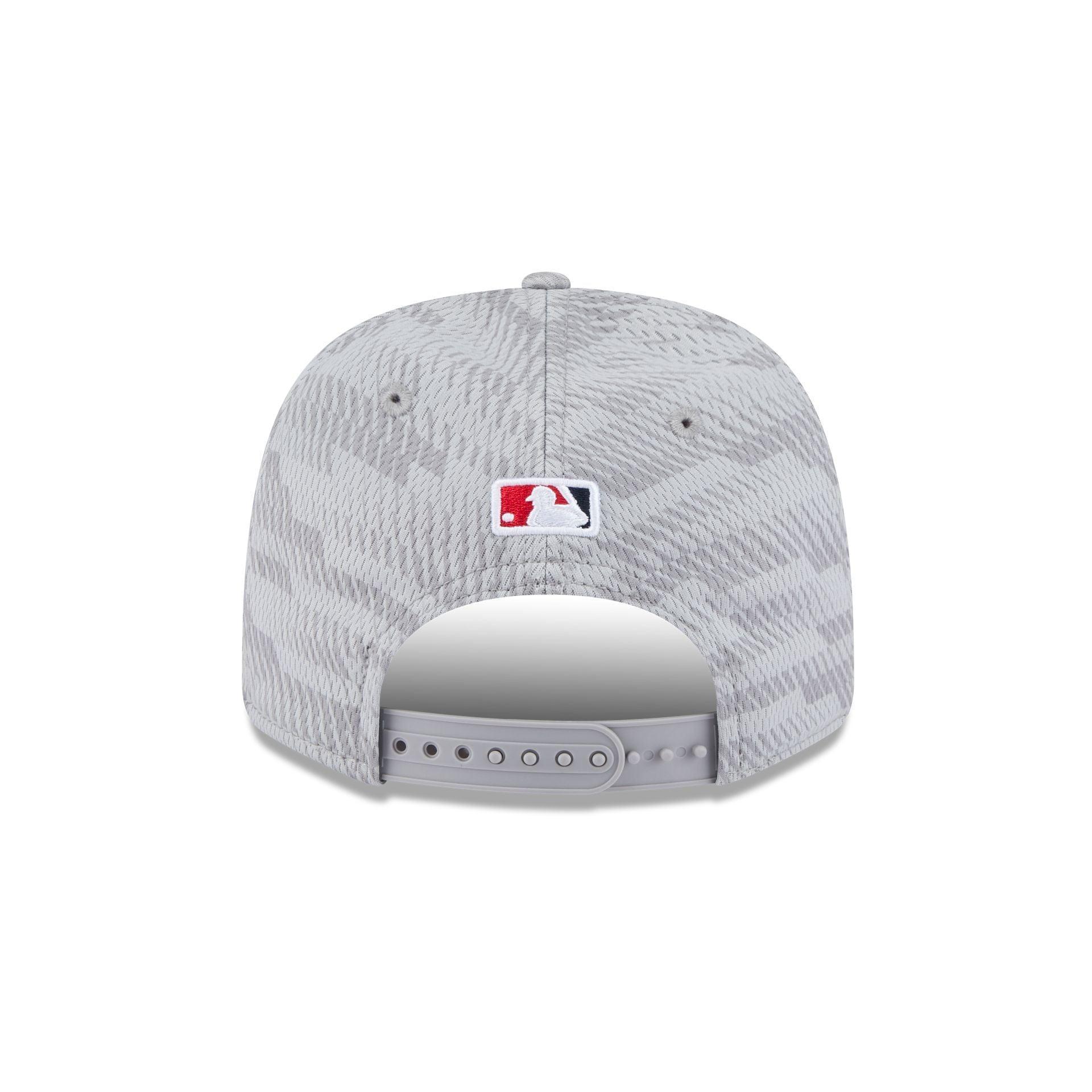Washington Nationals 2025 Clubhouse Gray 9SEVENTY Stretch-Snap Hat Male Product Image
