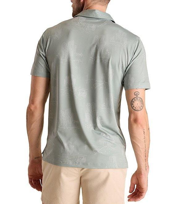 Chubbies Golf Course Willow Short Sleeve Performance Polo Shirt Product Image