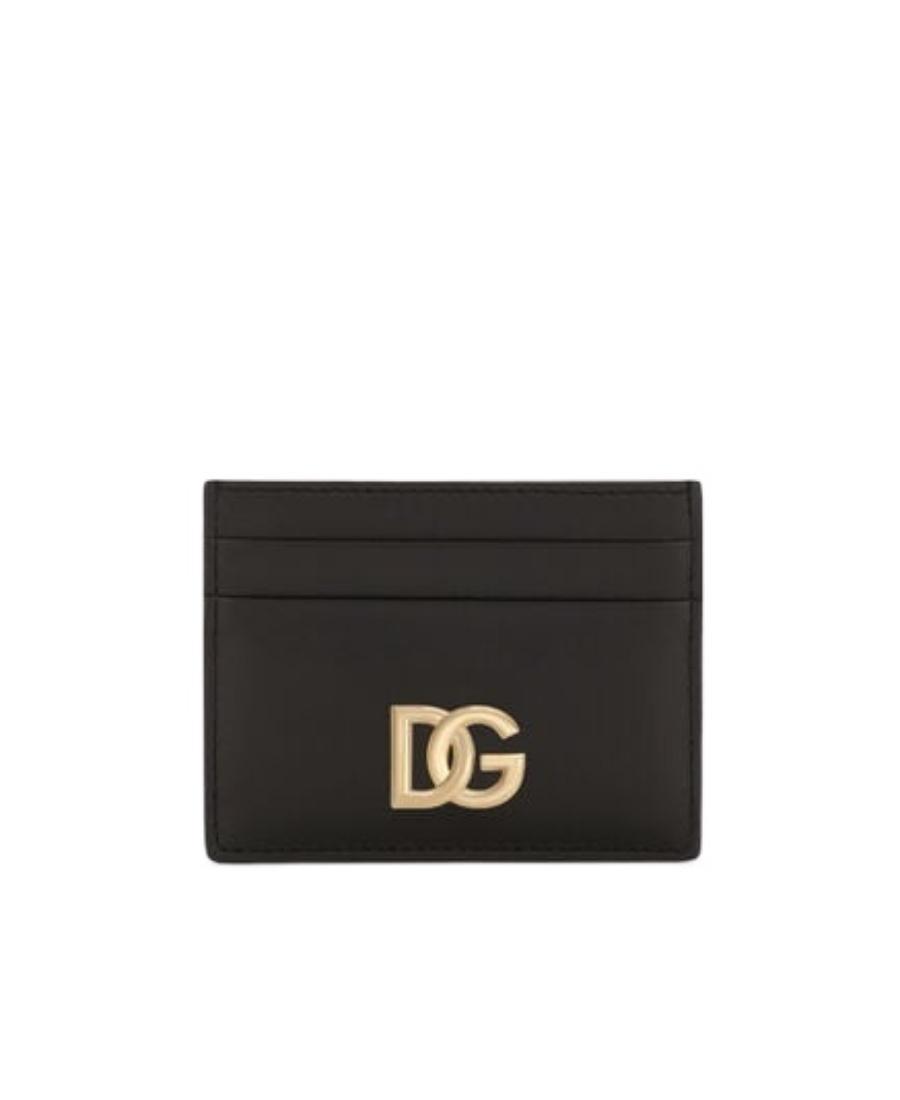 DOLCE & GABBANA Logo-plaque Cardholder In Black Product Image