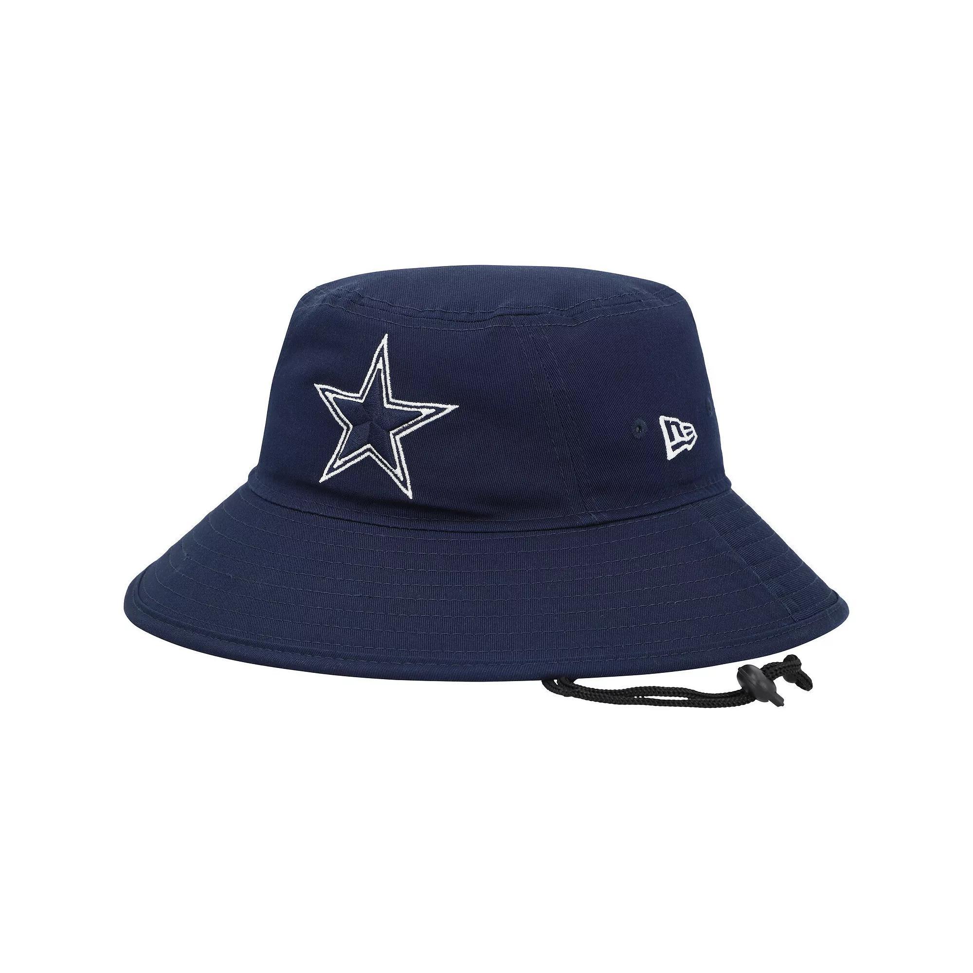 Men's New Era Navy Dallas Cowboys Main Bucket Hat,  Product Image