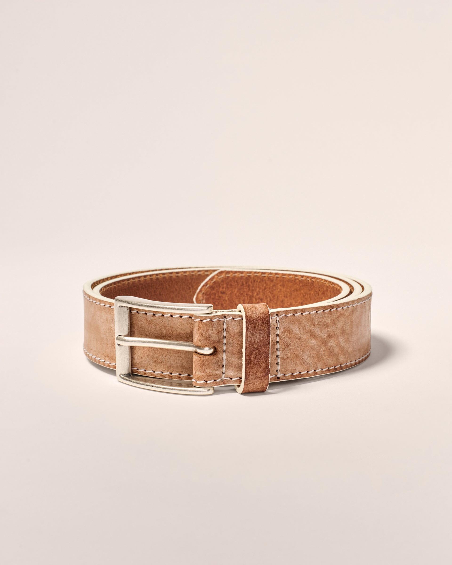 johnnie-O Painted Edge Leather Belt Product Image